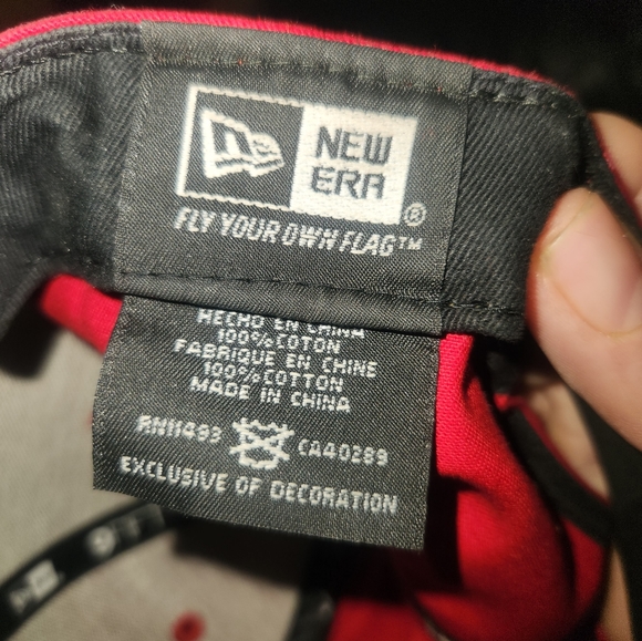 New Era NBA Hardwood Classics Miami Heat Red Snapback Hat Med/large - Picture 7 of 8